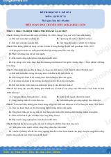 Đề thi học kì 2 Lịch sử 12 - Đề số 2
